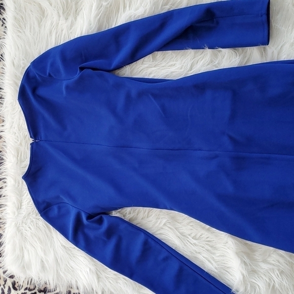 Windsor Blue Wrap Dress - Picture 4 of 4